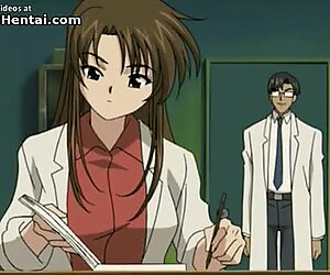 Hentai busty teen wearing uniform gets smashed