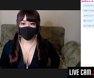 Japansk camtjej 22-årig collegestudent mika