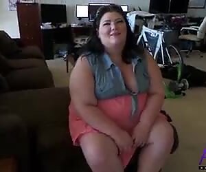 Hairy bbw granny solo, fat granny casting