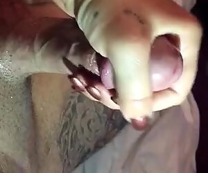 Jerking off my fuckin fat daddy.
