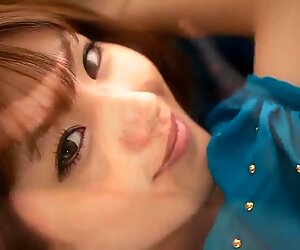 Asian dame with natural tits yelling as her hairy pussy is drilled hardcore