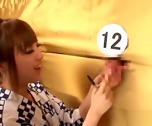 Crazy Japanese chicks and hot orgy part2