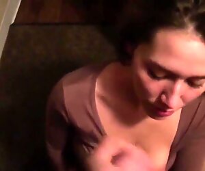 single mother takes facial