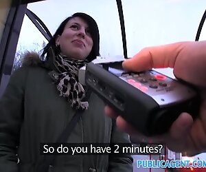 PublicAgent home made amateur sex in a car